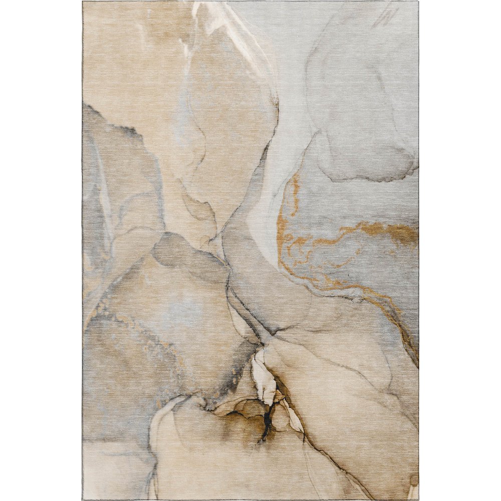 Premium Machine Washable Mayfield  Beige 9' x 12' Rug. Picture 1