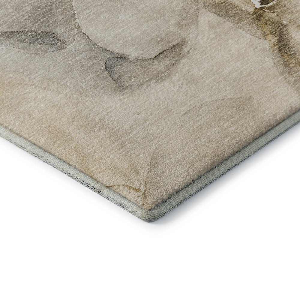 Premium Machine Washable Mayfield  Beige 5' x 7'6" Rug. Picture 3