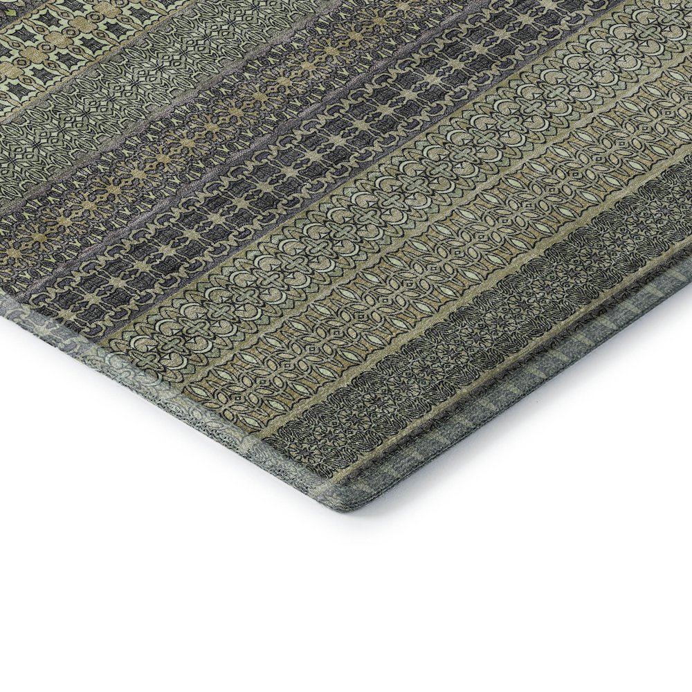 Premium Machine Washable Mayfield  Sage 5' x 7'6" Rug. Picture 3