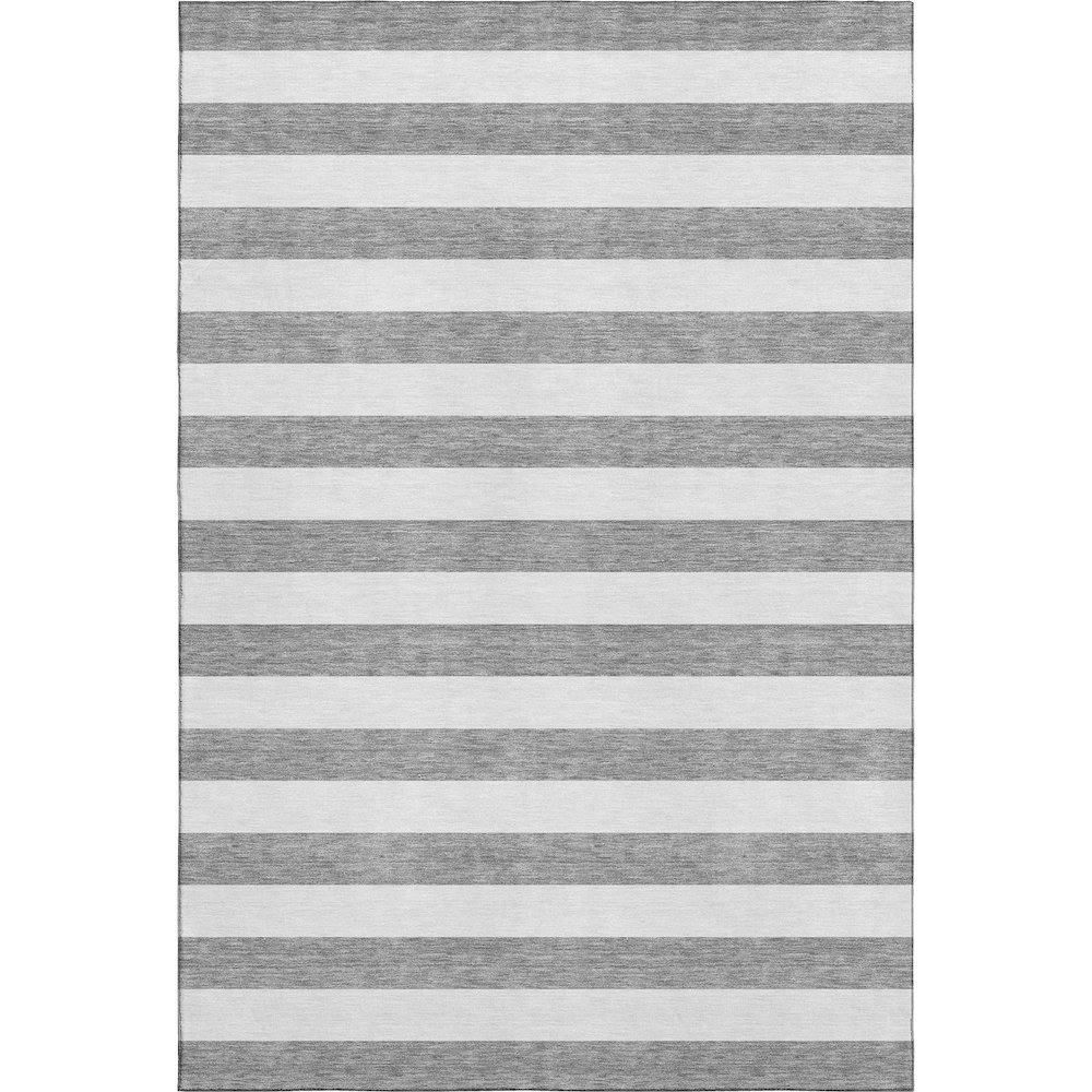 Premium Machine Washable Mayfield  Gray 9' x 12' Rug. Picture 1