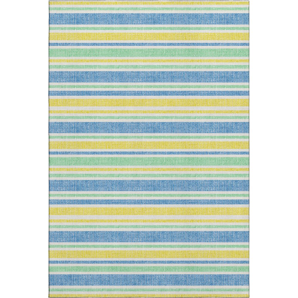 Premium Machine Washable Mayfield  Yellow 9' x 12' Rug. Picture 1