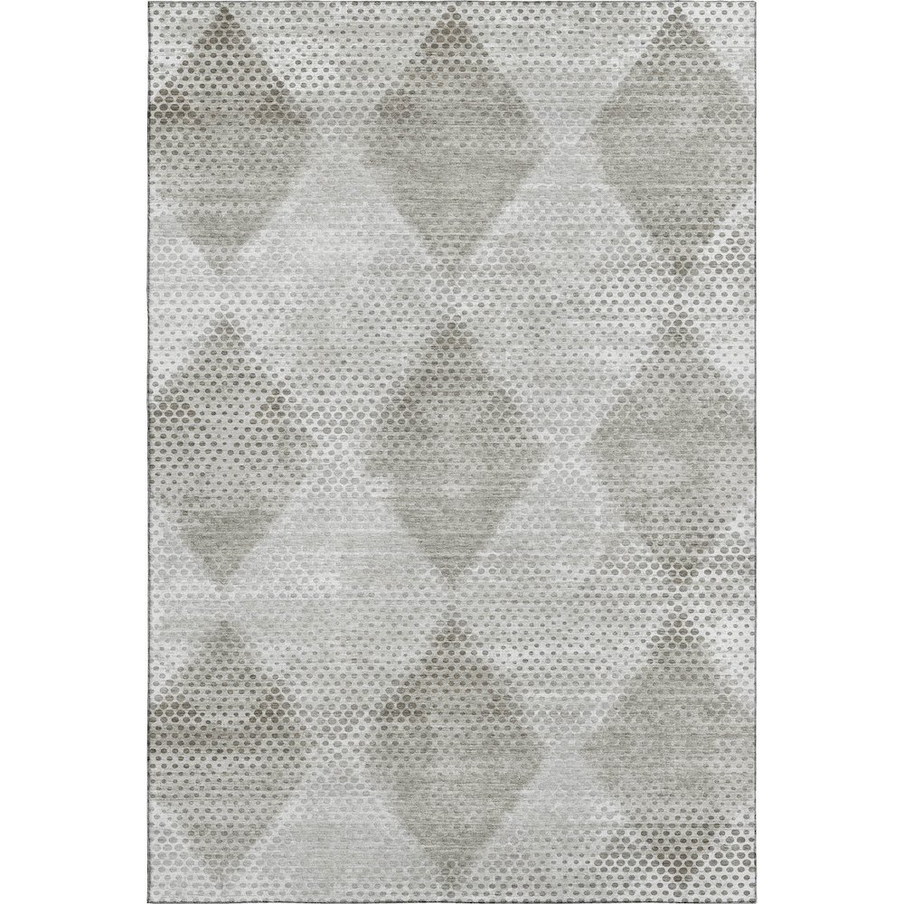Premium Machine Washable Mayfield  Gray 9' x 12' Rug. Picture 1