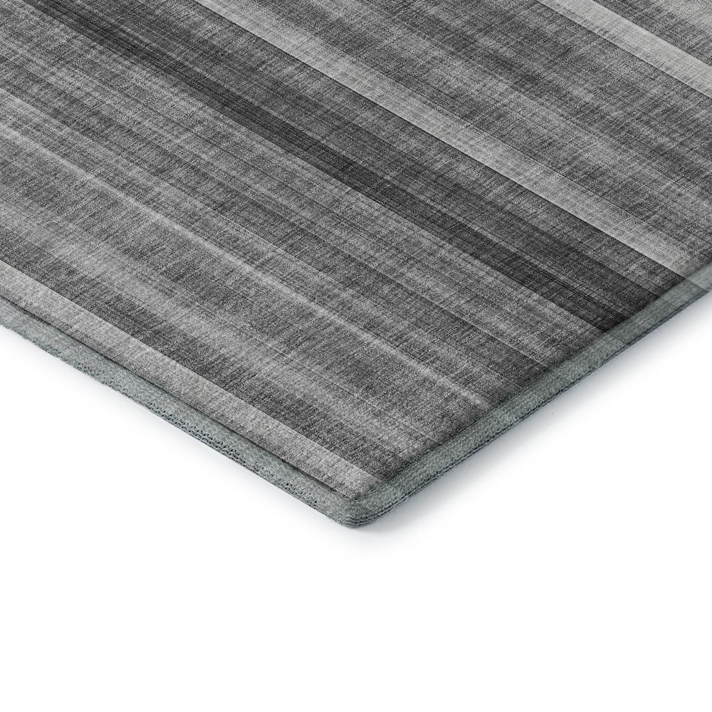 Premium Machine Washable Mayfield  Gray 5' x 7'6" Rug. Picture 3