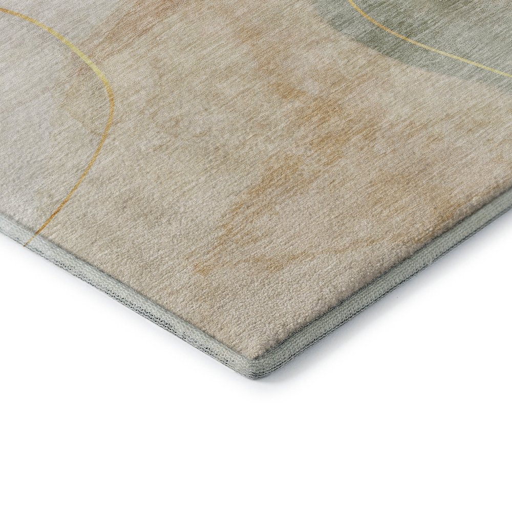 Premium Machine Washable Mayfield  Beige 5' x 7'6" Rug. Picture 3