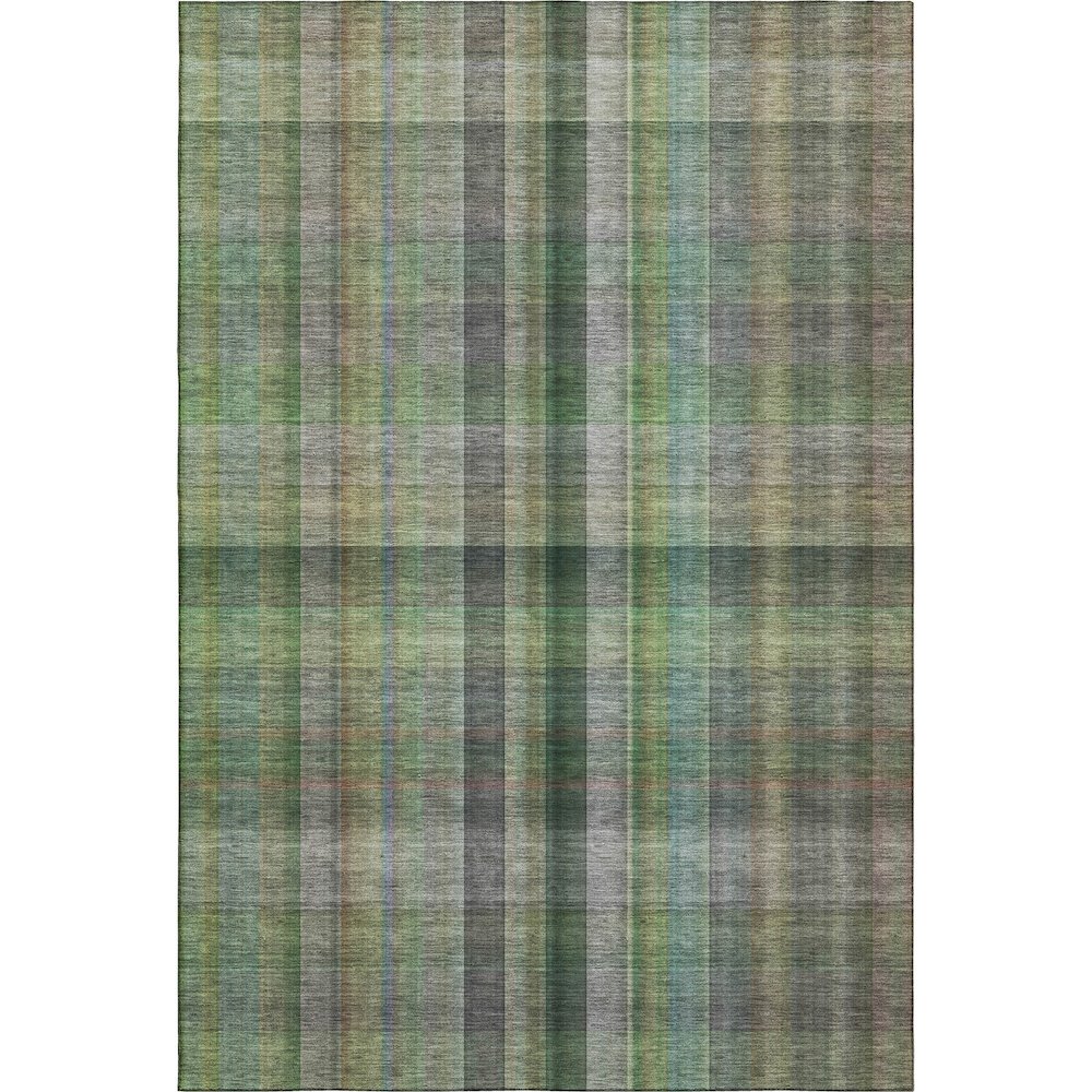 Premium Machine Washable Mayfield  Green 9' x 12' Rug. Picture 1