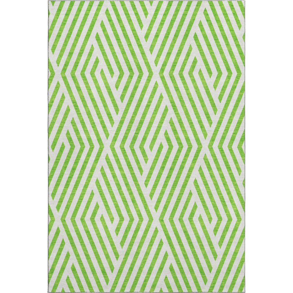 Premium Machine Washable Mayfield  Lime 9' x 12' Rug. Picture 1