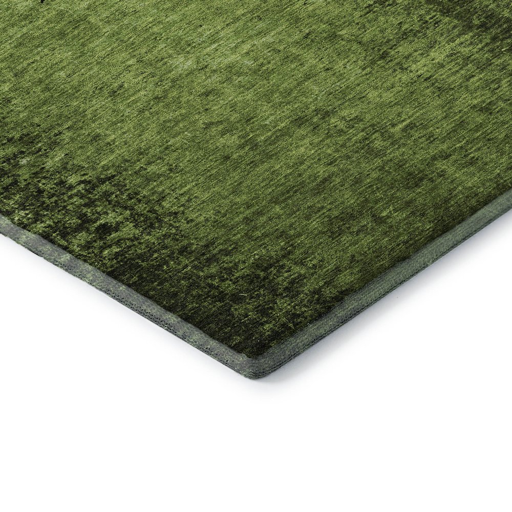 Premium Machine Washable Mayfield  Green 5' x 7'6" Rug. Picture 3