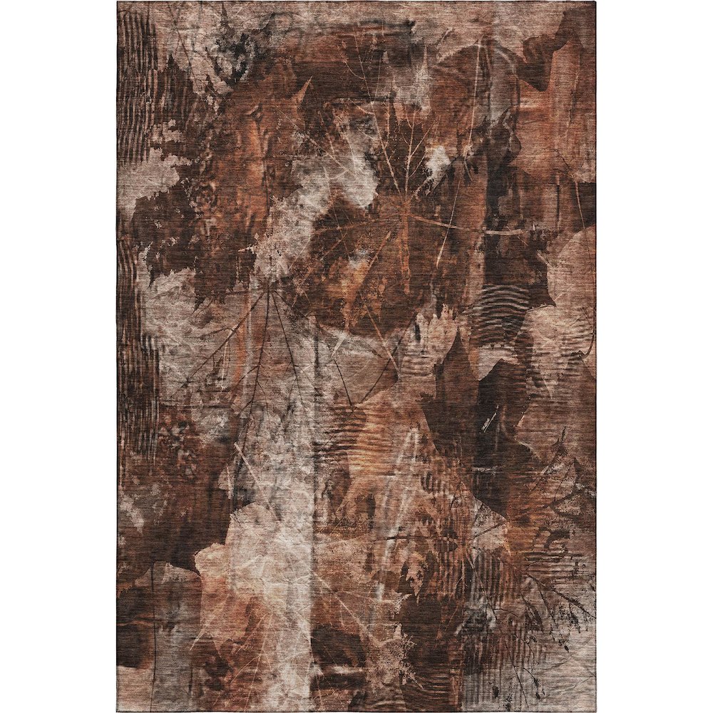 Premium Machine Washable Mayfield  Paprika 9' x 12' Rug. Picture 1