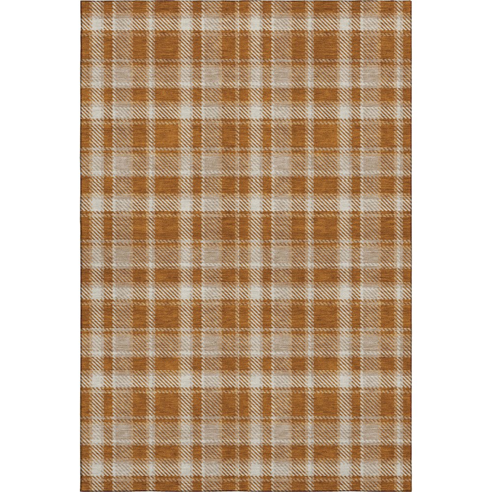 Premium Machine Washable Mayfield  Paprika 9' x 12' Rug. Picture 1