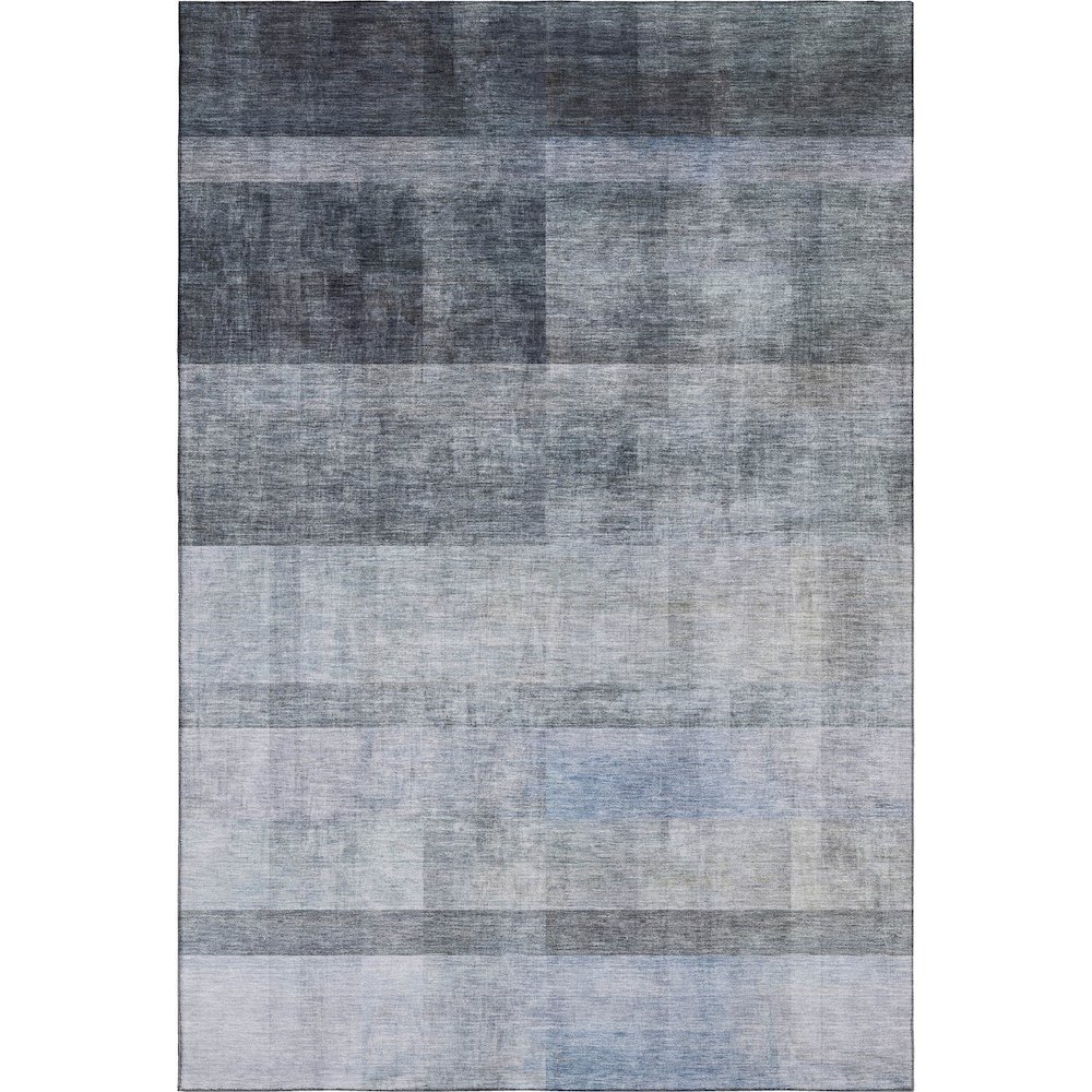 Premium Machine Washable Mayfield  Navy 9' x 12' Rug. Picture 1
