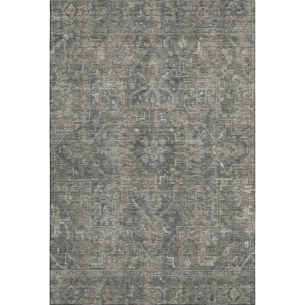 Premium Machine Washable Mayfield  Mocha 9' x 12' Rug. Picture 1
