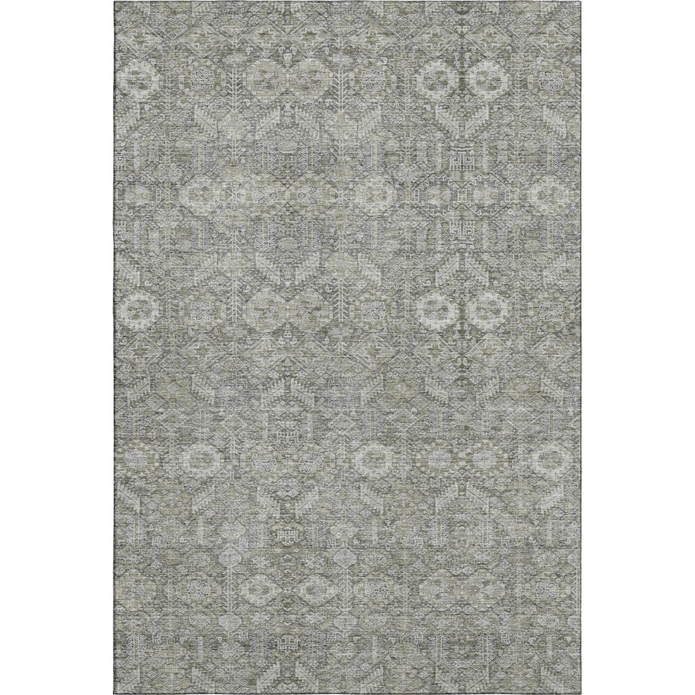 Premium Machine Washable Mayfield  Gray 9' x 12' Rug. Picture 1