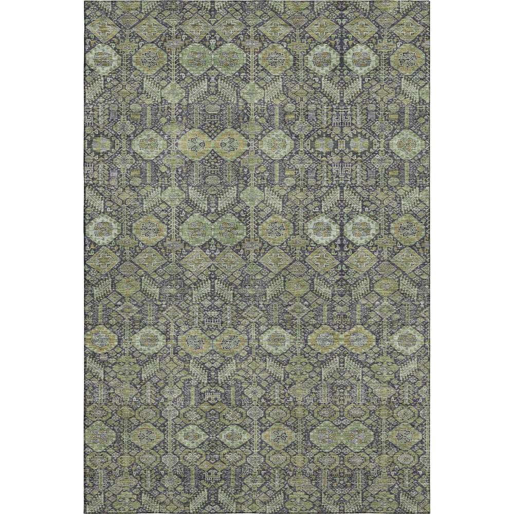 Premium Machine Washable Mayfield  Green 9' x 12' Rug. Picture 1