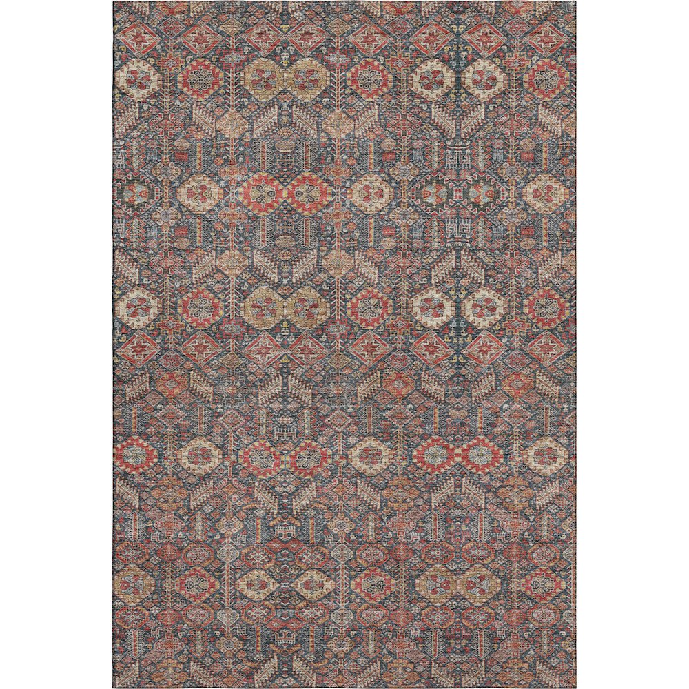 Premium Machine Washable Mayfield  Red 9' x 12' Rug. Picture 1