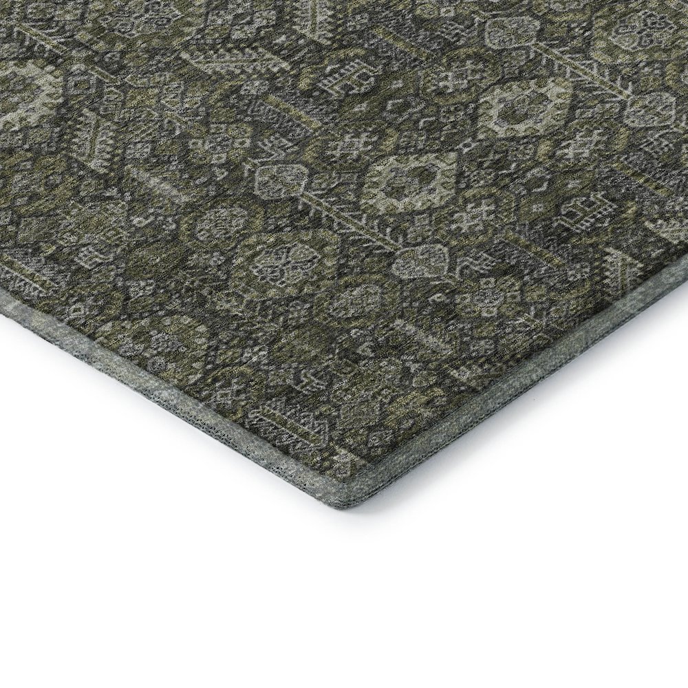 Premium Machine Washable Mayfield  Taupe 5' x 7'6" Rug. Picture 3