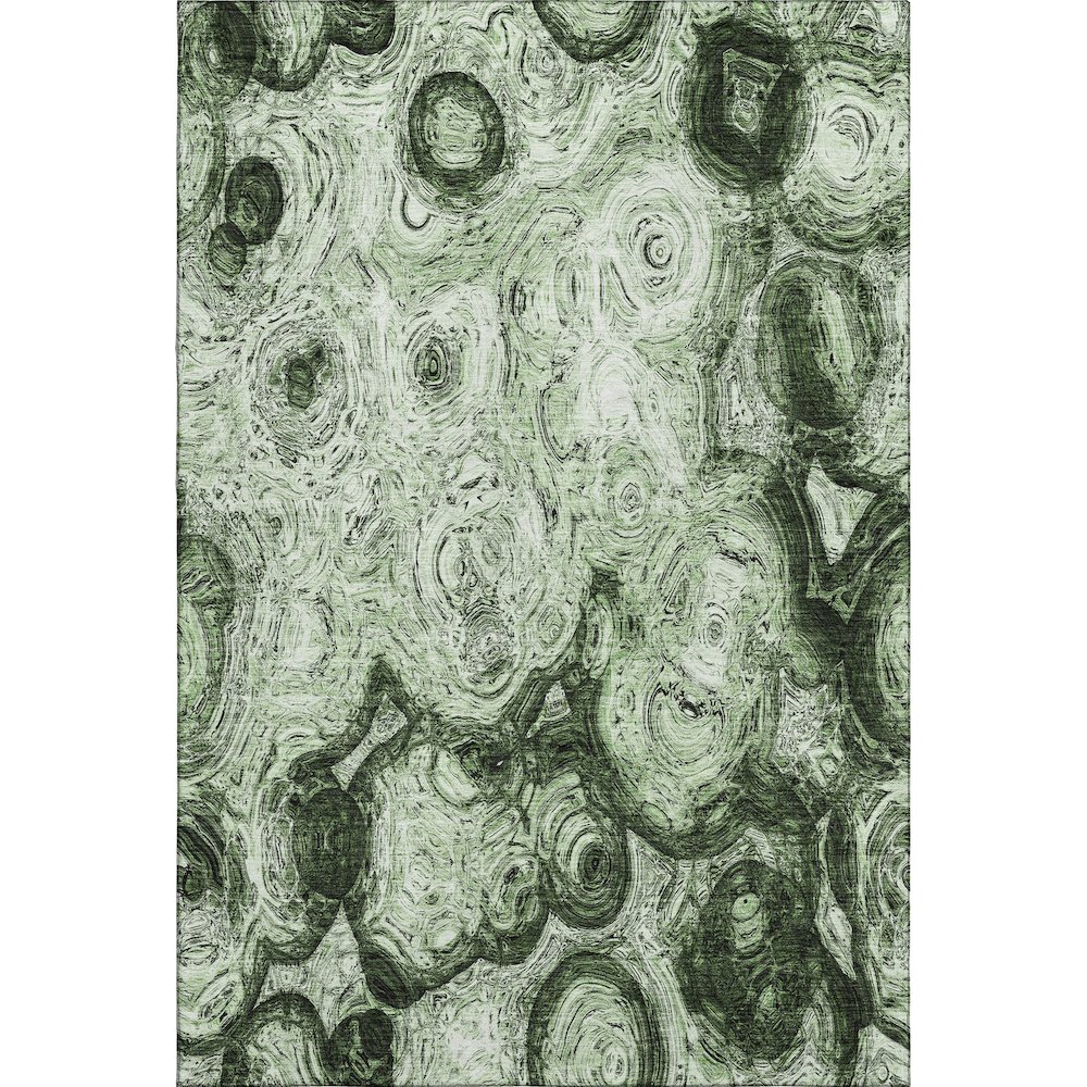 Premium Machine Washable Mayfield  Green 9' x 12' Rug. Picture 1
