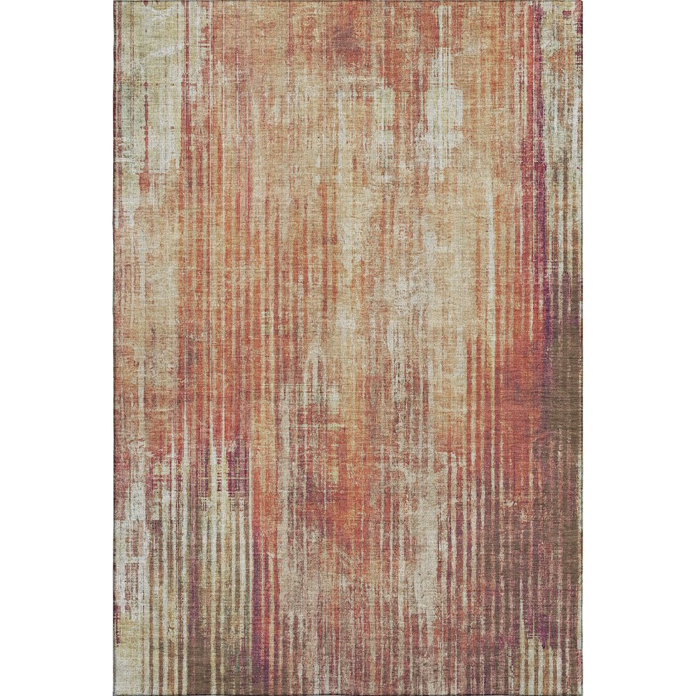 Premium Machine Washable Mayfield  Paprika 9' x 12' Rug. Picture 1