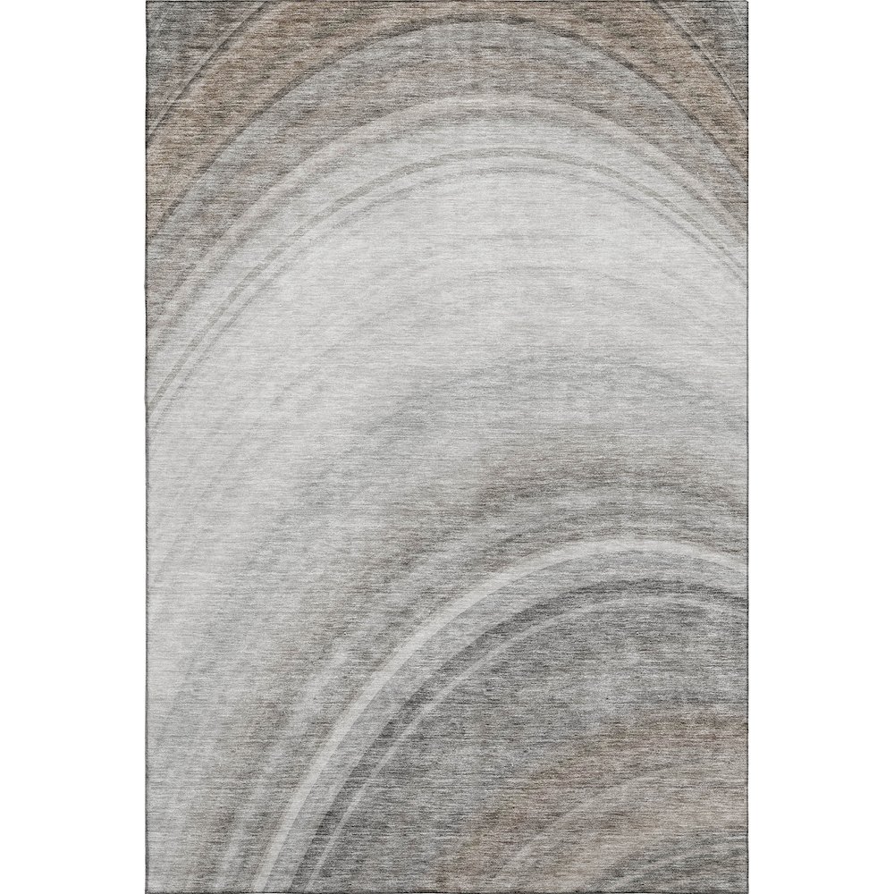 Premium Machine Washable Mayfield  Gray 9' x 12' Rug. Picture 1