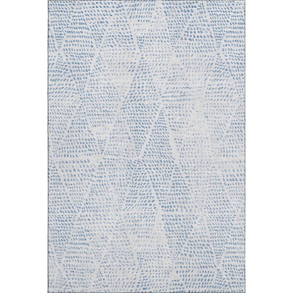 Premium Machine Washable Mayfield  Denim 9' x 12' Rug. Picture 1