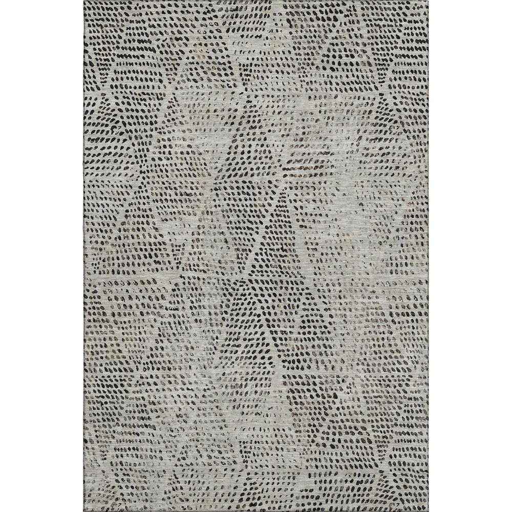 Premium Machine Washable Mayfield  Gray 9' x 12' Rug. Picture 1