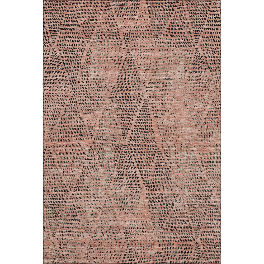 Premium Machine Washable Mayfield  Salmon 9' x 12' Rug. Picture 1