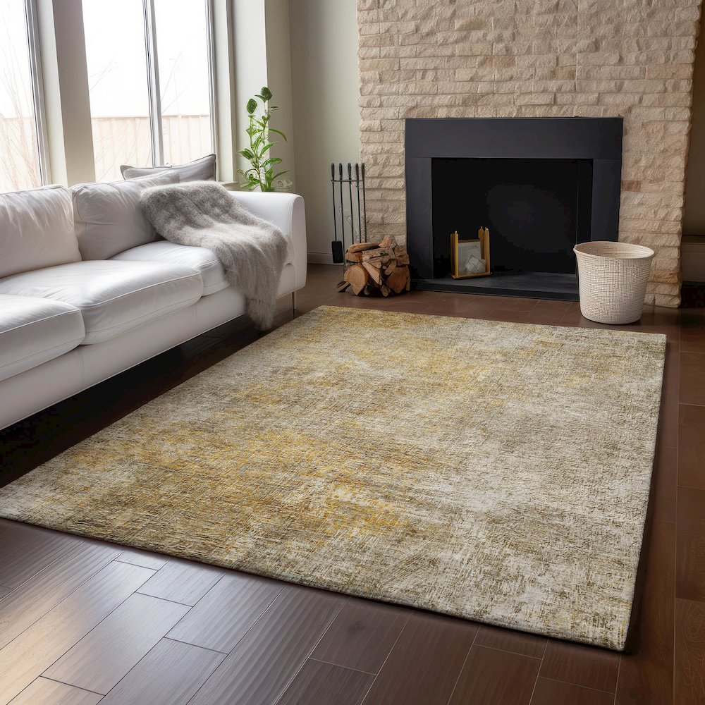 Premium Machine Washable Mayfield  Beige 9' x 12' Rug. Picture 6