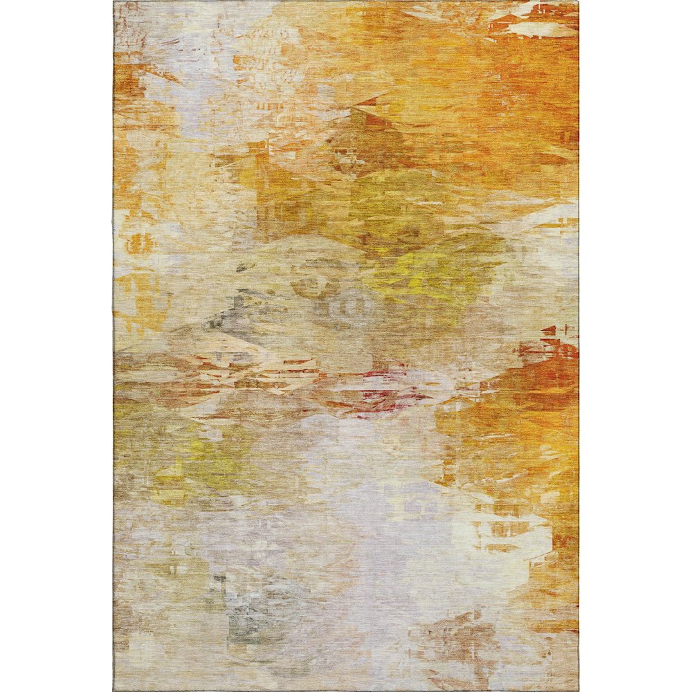 Premium Machine Washable Mayfield  Paprika 9' x 12' Rug. Picture 1