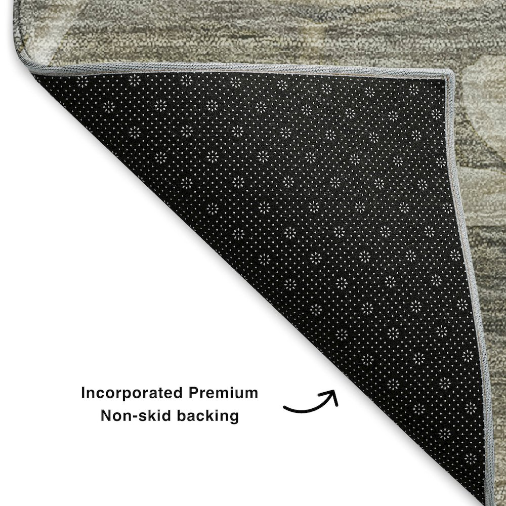 Premium Machine Washable Mayfield  Beige 5' x 7'6" Rug. Picture 2