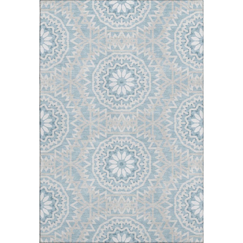 Premium Machine Washable Mayfield  Denim 9' x 12' Rug. Picture 1