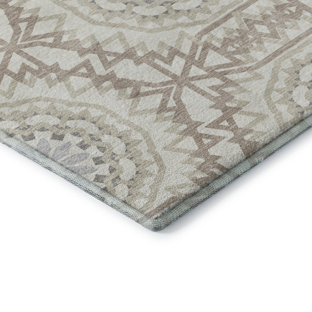 Premium Machine Washable Mayfield  Ivory 5' x 7'6" Rug. Picture 3