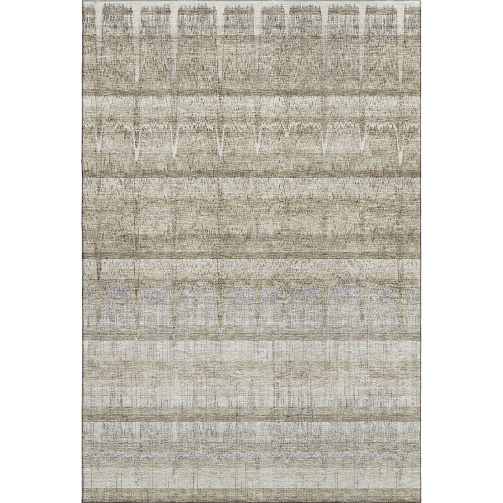 Premium Machine Washable Mayfield  Taupe 9' x 12' Rug. Picture 1