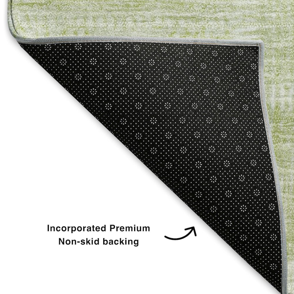 Premium Machine Washable Mayfield  Aloe 5' x 7'6" Rug. Picture 2