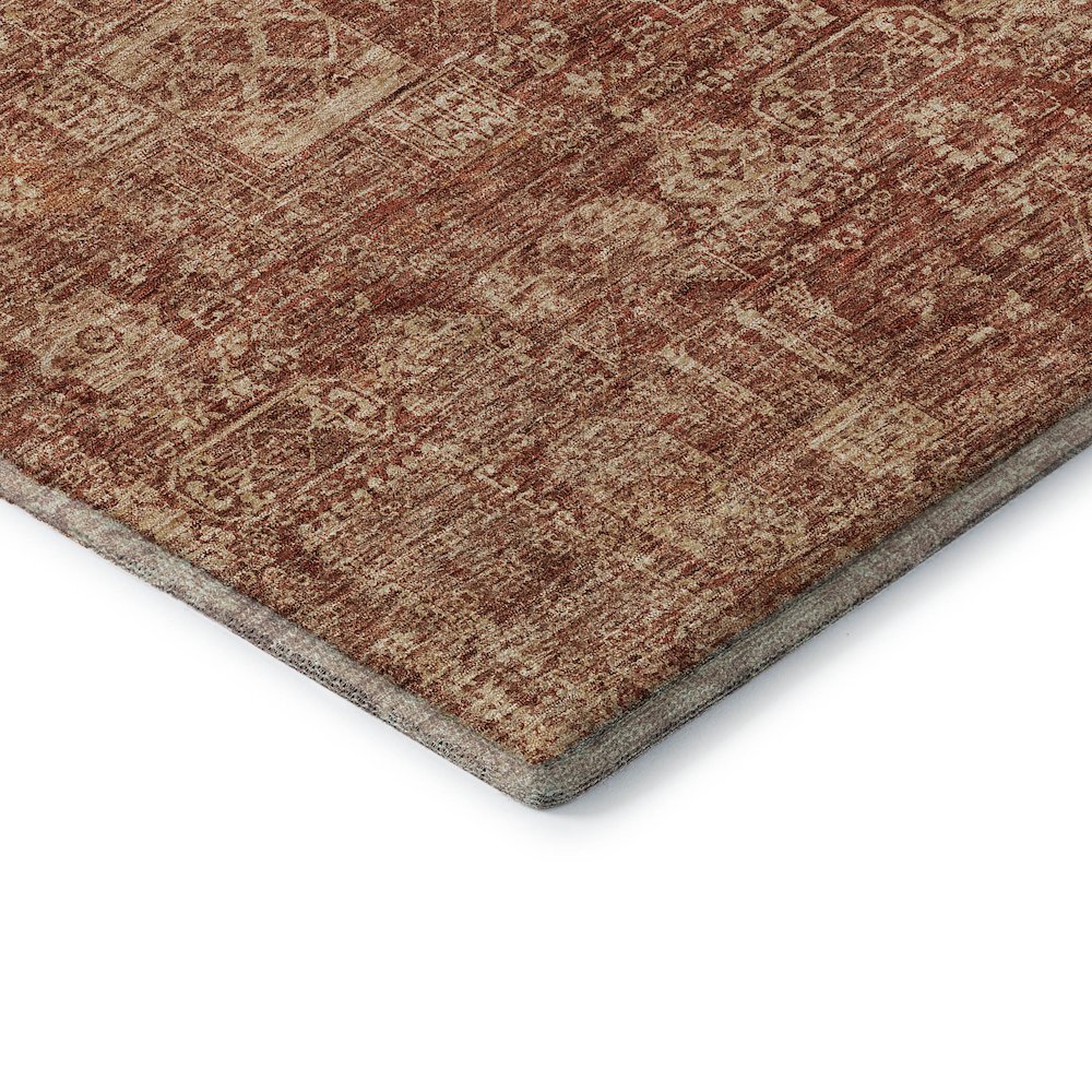 Premium Machine Washable Mayfield  Paprika 5' x 7'6" Rug. Picture 3