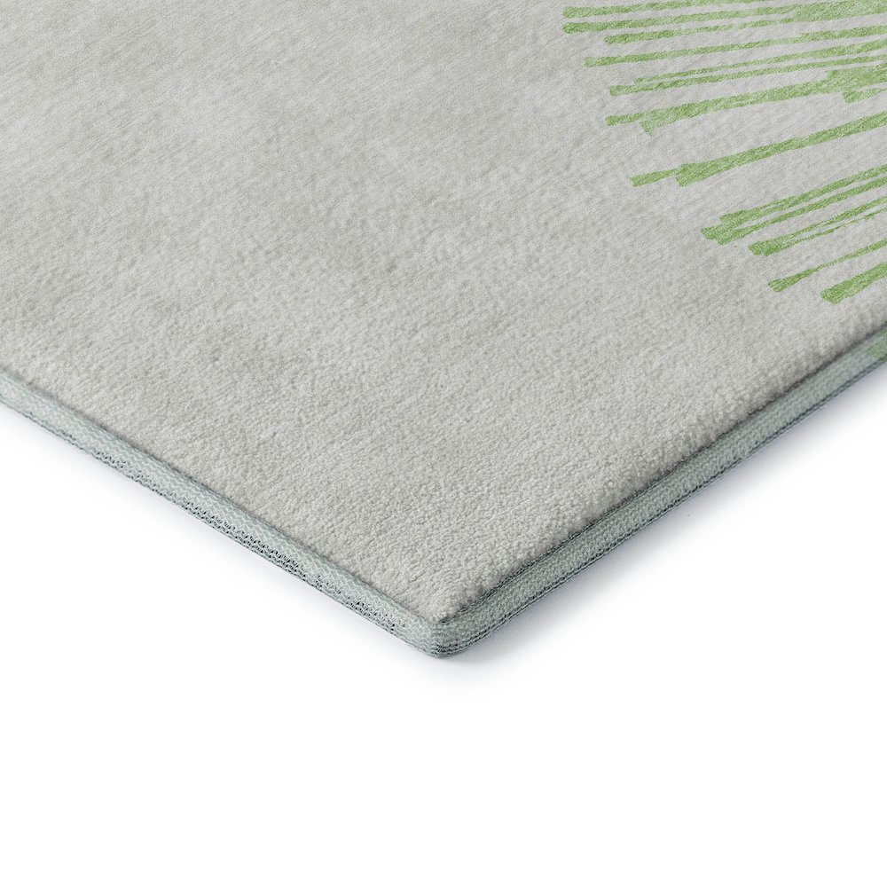 Premium Machine Washable Mayfield  Aloe 5' x 7'6" Rug. Picture 3