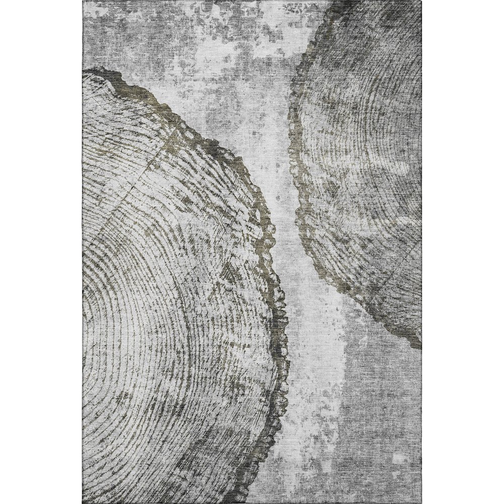 Premium Machine Washable Mayfield  Gray 9' x 12' Rug. Picture 1