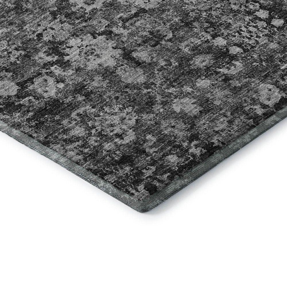 Premium Machine Washable Mayfield  Gray 5' x 7'6" Rug. Picture 3