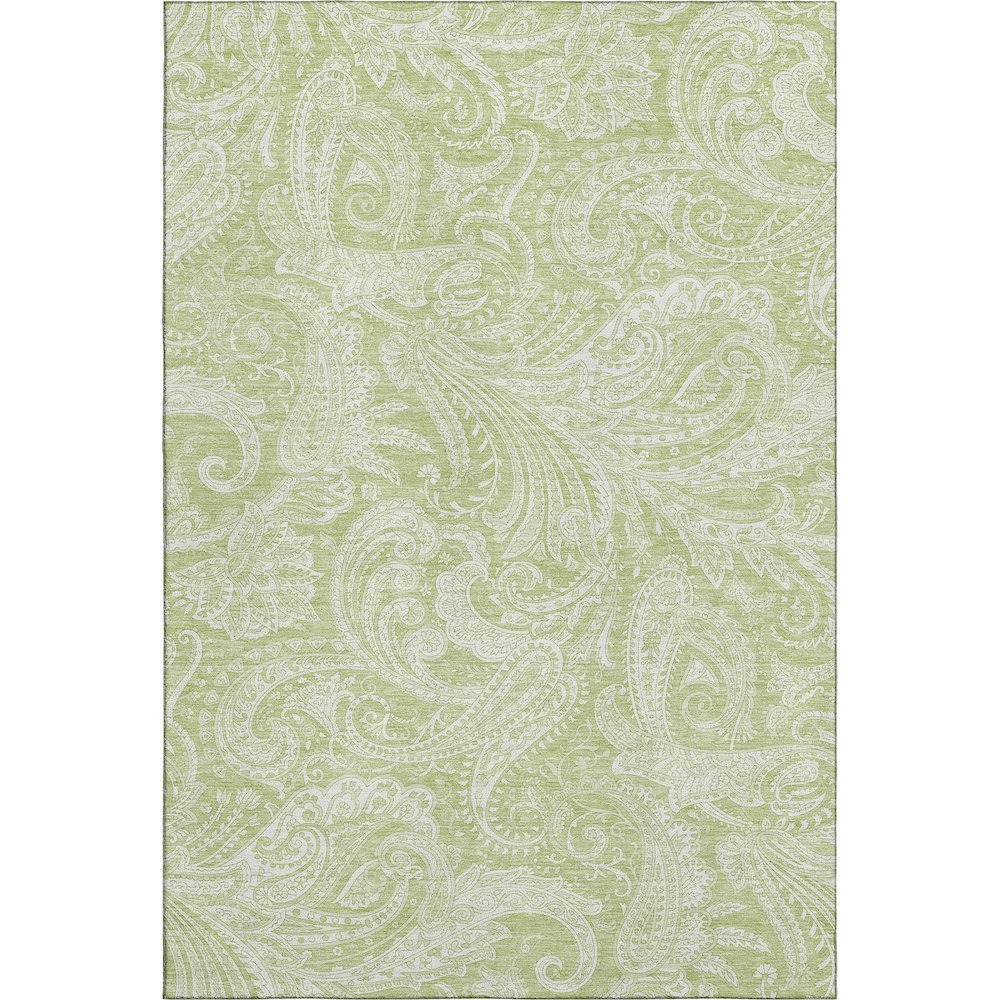 Premium Machine Washable Mayfield AMF654 Aloe 9' x 12' Rug. Picture 1