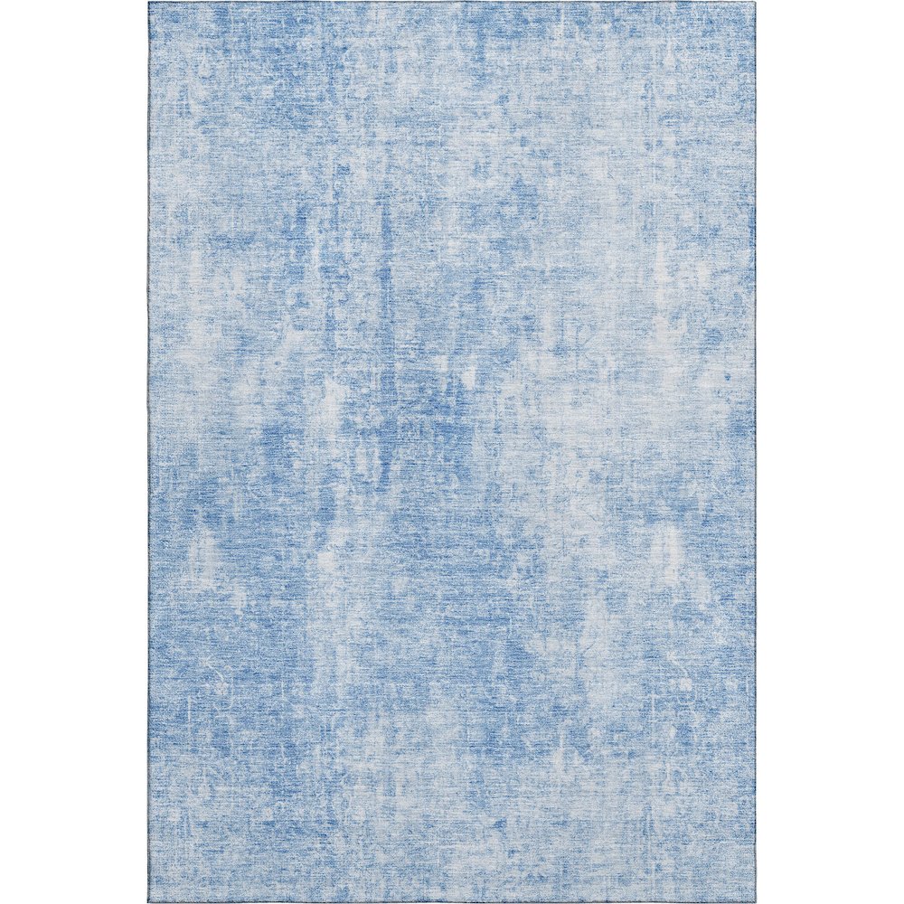 Premium Machine Washable Mayfield AMF656 Blue 9' x 12' Rug. Picture 1