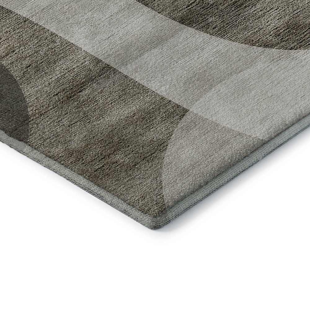 Premium Machine Washable Mayfield AMF657 Taupe 5' x 7'6" Rug. Picture 3