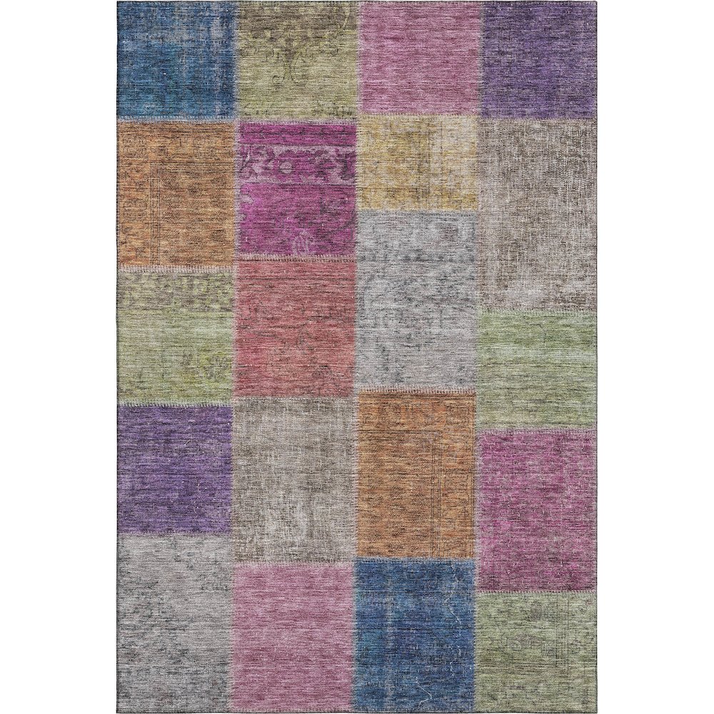 Premium Machine Washable Mayfield AMF663 Copper 9' x 12' Rug. Picture 1