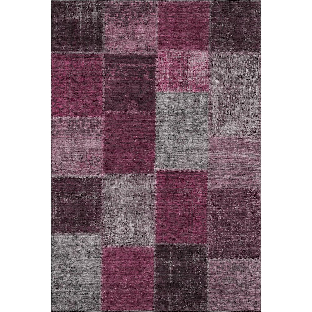Premium Machine Washable Mayfield AMF663 Merlot 9' x 12' Rug. Picture 1