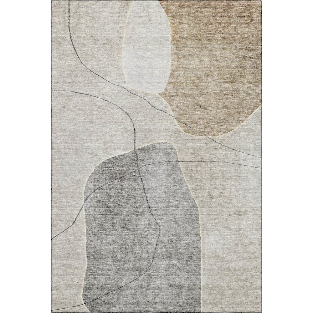 Premium Machine Washable Mayfield AMF672 Beige 9' x 12' Rug. Picture 1