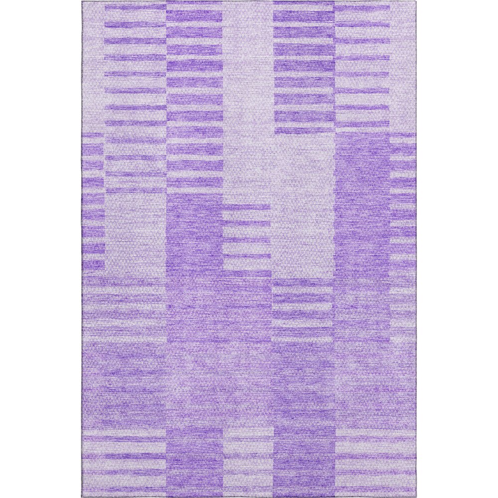 Premium Machine Washable Mayfield AMF686 Lavender 9' x 12' Rug. Picture 1