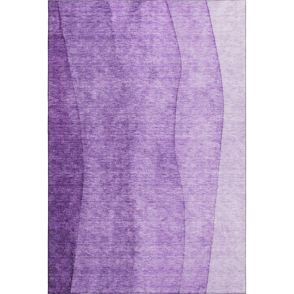Premium Machine Washable Mayfield AMF690 Purple 9' x 12' Rug. Picture 1