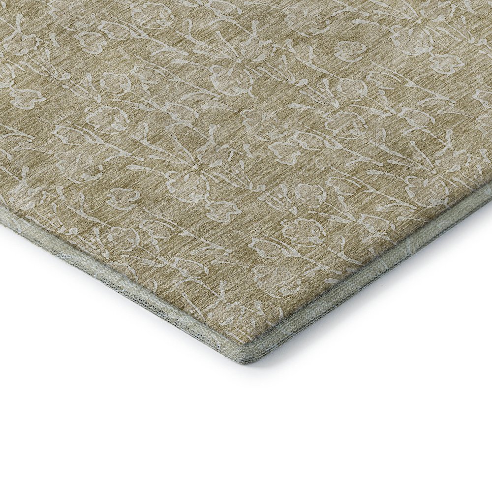 Premium Machine Washable Mayfield AMF691 Beige 5' x 7'6" Rug. Picture 3
