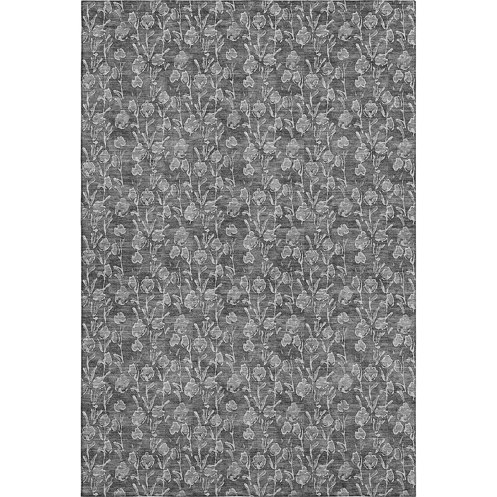 Premium Machine Washable Mayfield AMF692 Gray 9' x 12' Rug. Picture 1