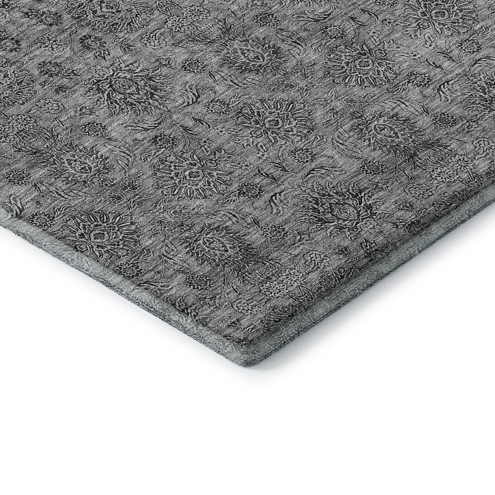 Premium Machine Washable Mayfield AMF702 Gray 5' x 7'6" Rug. Picture 3