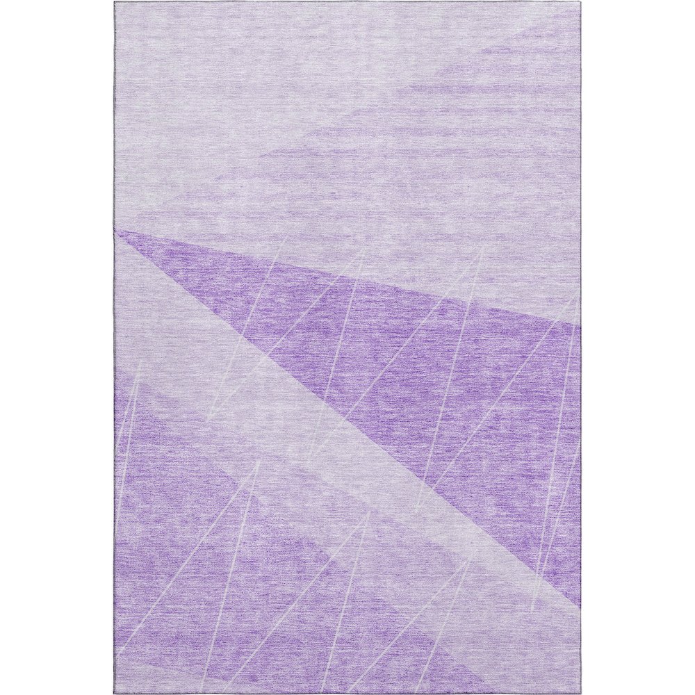 Premium Machine Washable Mayfield AMF706 Lavender 9' x 12' Rug. Picture 1