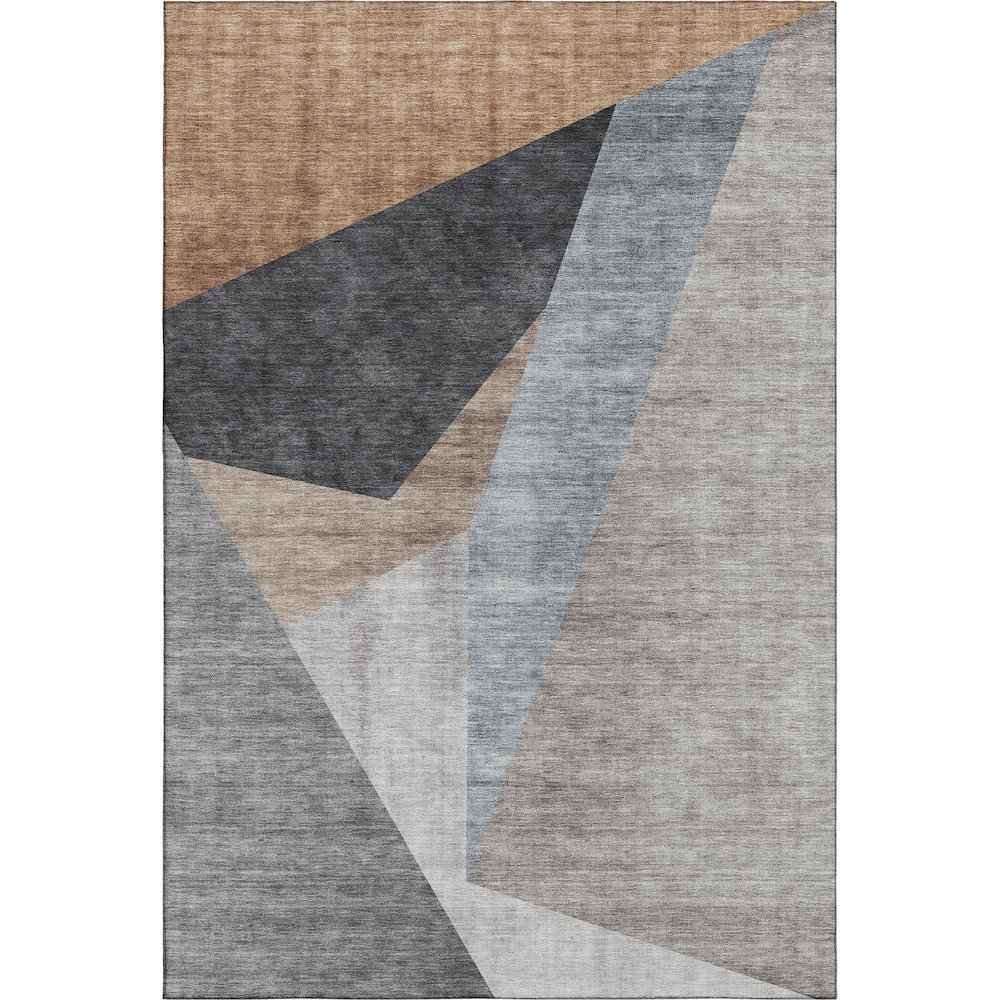 Premium Machine Washable Mayfield AMF715 Taupe 9' x 12' Rug. Picture 1