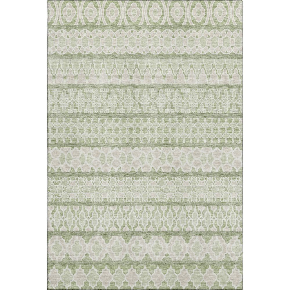 Premium Machine Washable Mayfield AMF726 Aloe 9' x 12' Rug. Picture 1